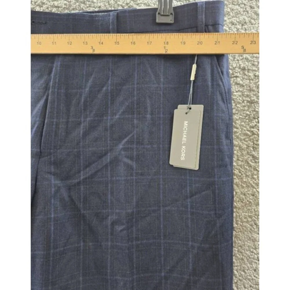 Michael Kors Wool Blend Fall Stretch Suit Separate Pants Men's 42x32 Midnight